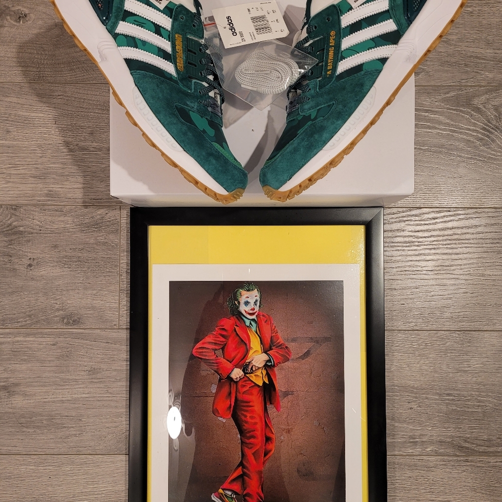 Adidas x Bape x Undefeated ZX 8000 Green/Gum
